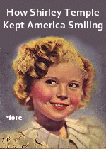 In the 1930's, when the average American went to the movies 2 or 3 times a week, precocious Shirley Temple was Hollywood's biggest star. When Shirley turned 18, she discovered that her parents had blown the millions she'd earned, leaving $44,000 in the bank. Unfortunately, this was a common situation, happening to other child stars, resulting in the ''Jackie Coogan Law'', a child actor with a similar story, to protect children in the future.